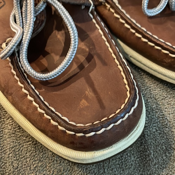 New Sperry Men's Billfish 3-Eye Boat Shoe Men’s Size 9 Dark Brown (TD) - Picture 2 of 10